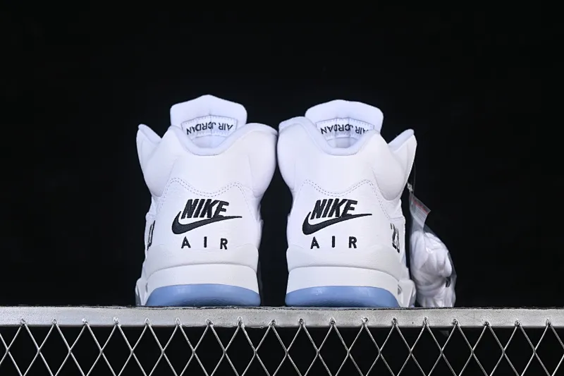 All categories Air Jordan Jordan series basketball shoes Air Jordan 5 OG version Air Jordan 5 Retro "White Metallic" AJ5 Joe 5 Silver HQ7978-103
